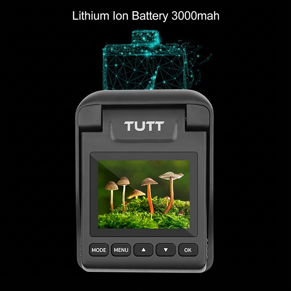 TUTT 4K Time Lapse Camera - 32MP Professional Construction & Vlogging Action Camera T7