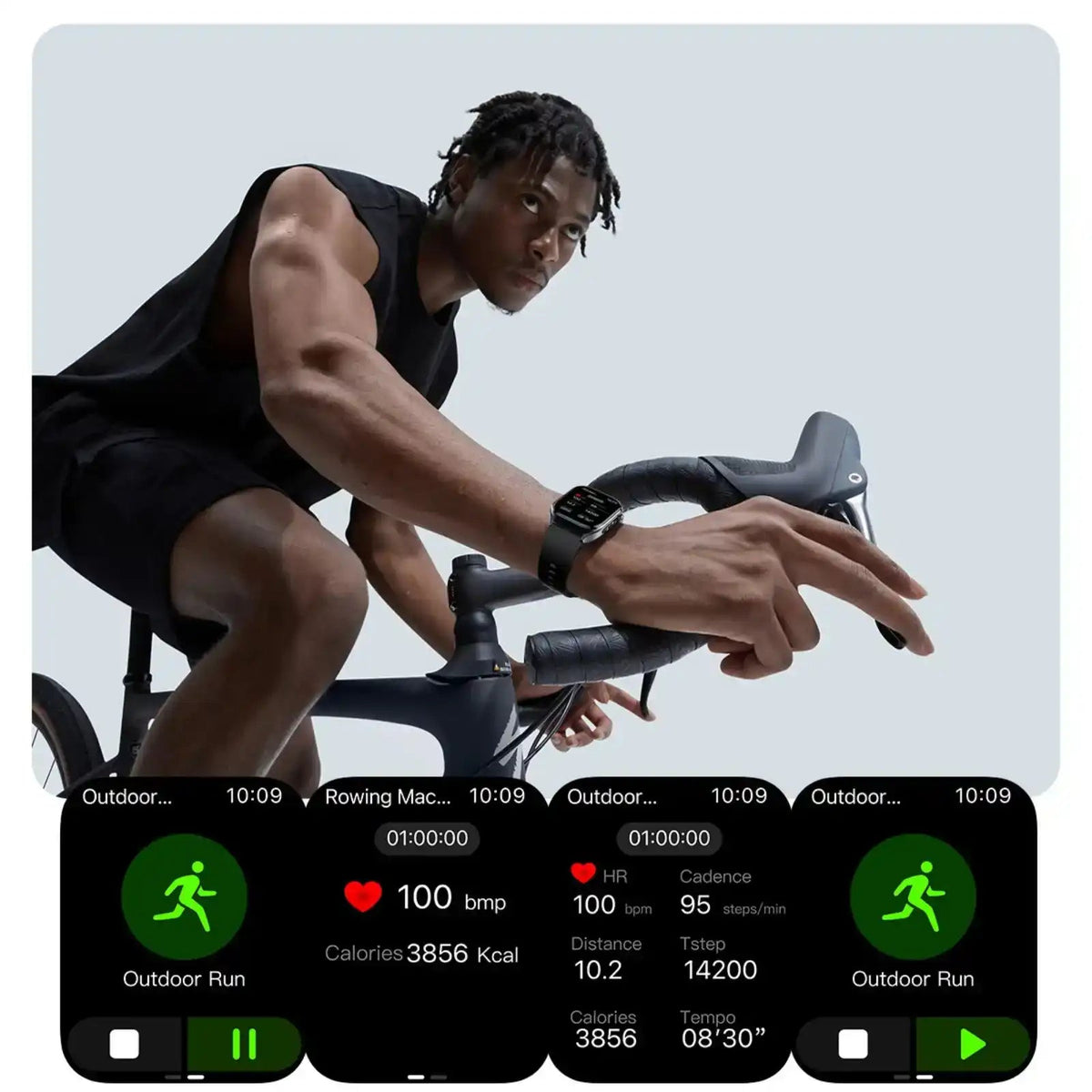 TUTT ECG Smart Watch with, AI Health Monitoring, Body Composition & Bluetooth Calling – 1.39” HD Display, IP68 Waterproof, 340mAh Batter E7