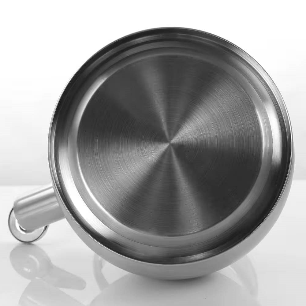 3 Quart Stainless Steel Whistling Teapot Kettle with Flip Spout and Lid - Free Shipping