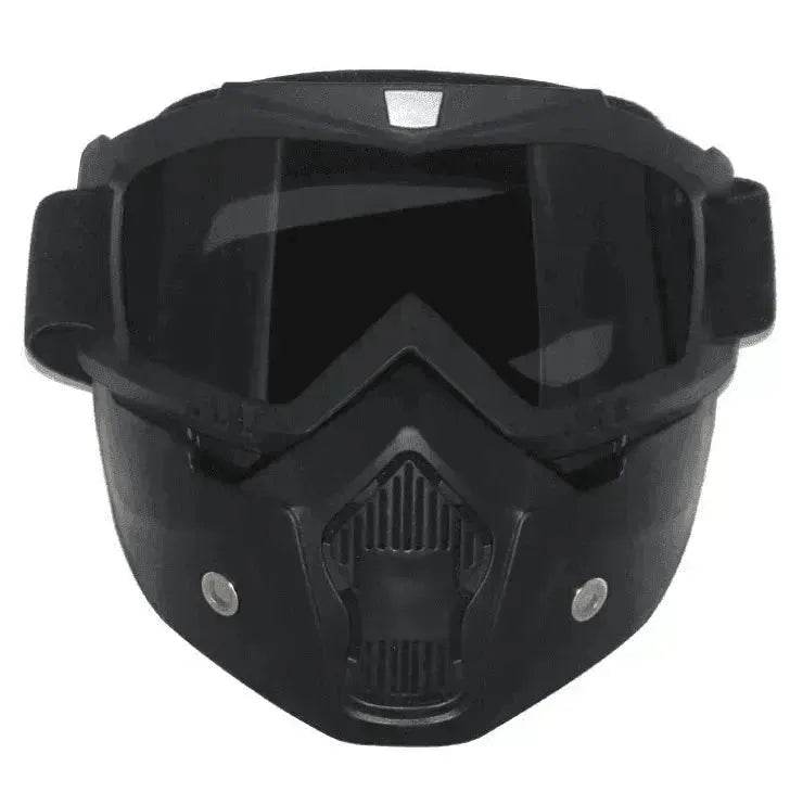 Tactical goggles for motorcycle helmet