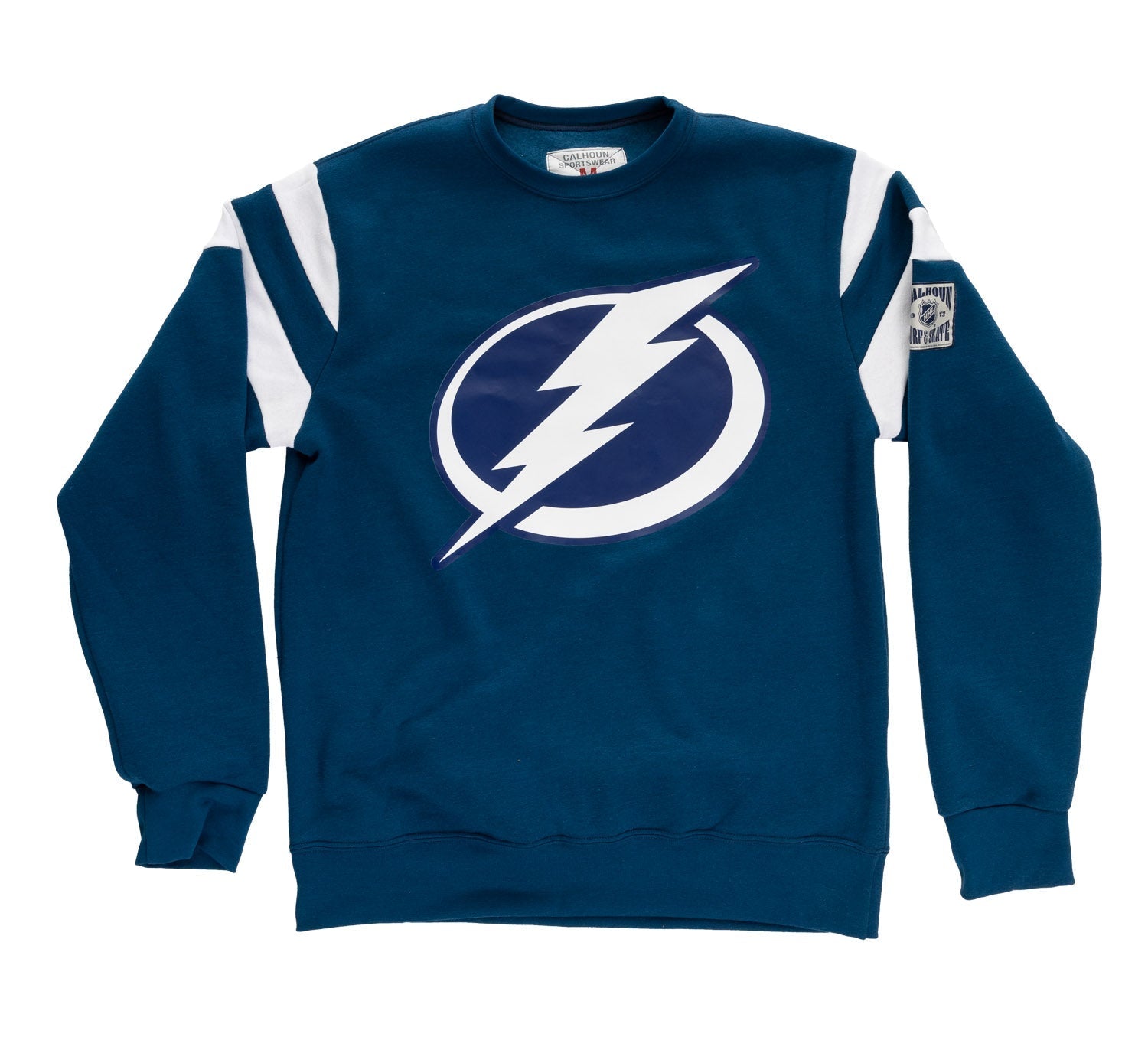 Tampa Bay Lightning Varsity Retro Style Crewneck Sweatshirt