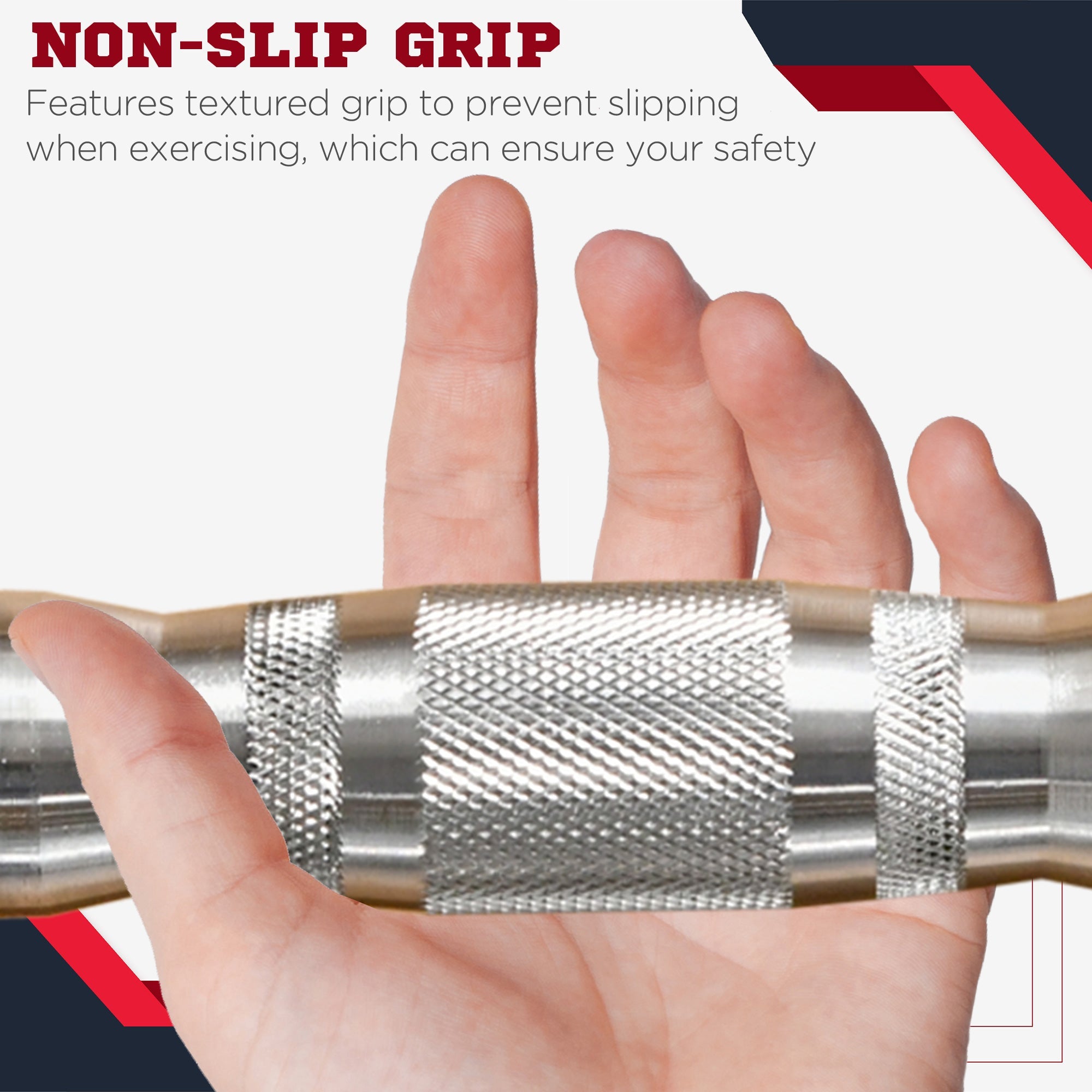 Soozier 40lbs Dumbbell Set: 2 x 20lbs Rubber Hand Weights for Home Gym Fitness Training, Black Finish