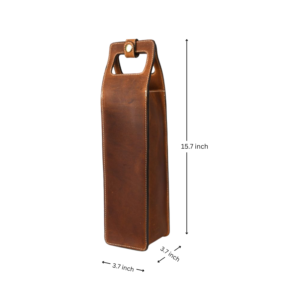 Leather Wine Caddy
