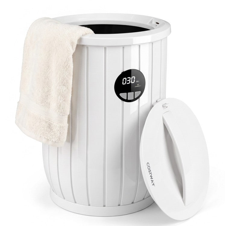 Towel Warmer Heated Bucket with Auto Shut-Off and Fragrance Tray for Bathrooms