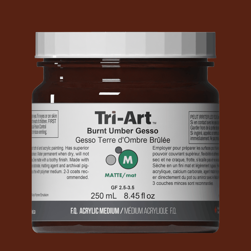 Tri-Art Mediums - Burnt Umber Gesso