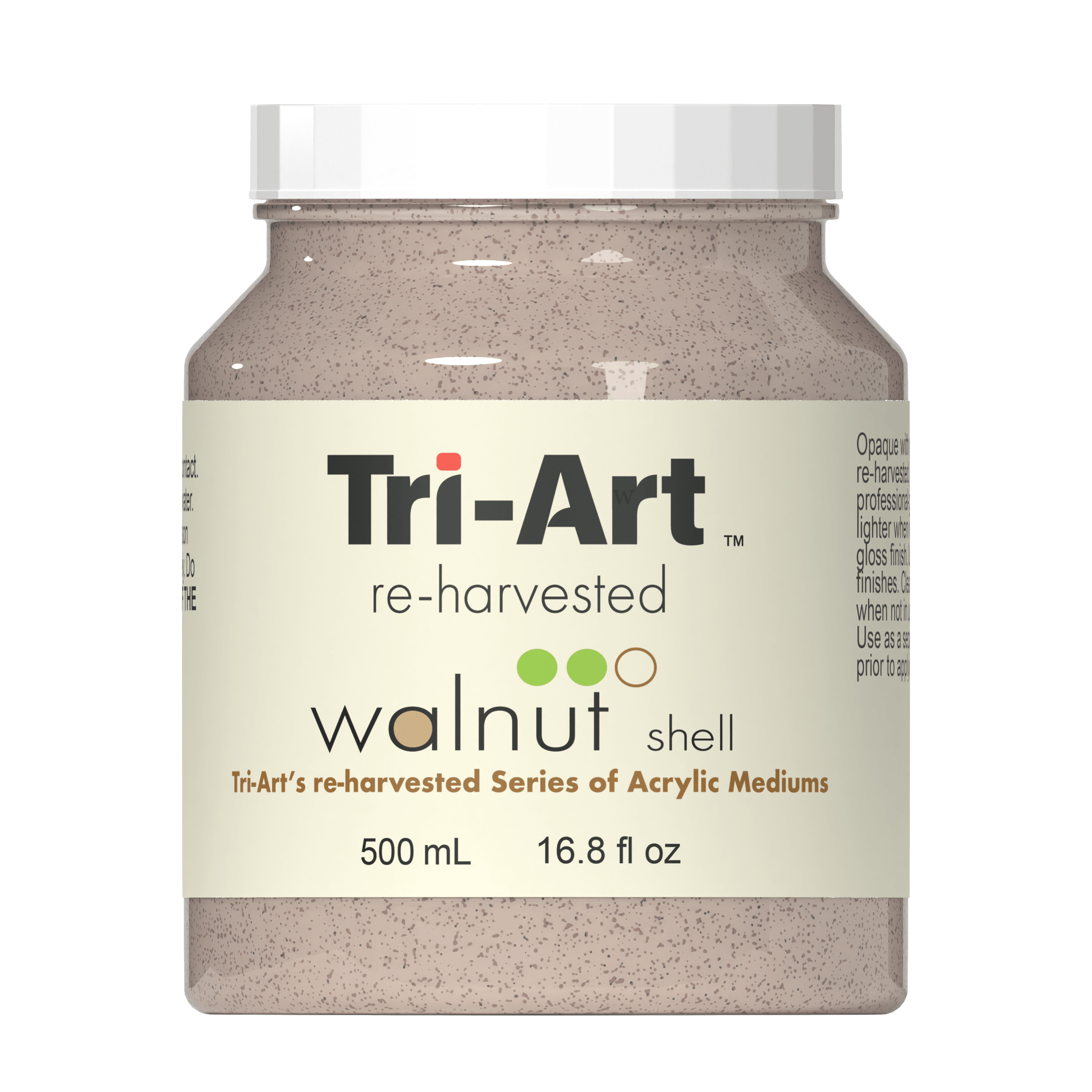Tri-Art Mediums - Re-harvested Walnut Shell