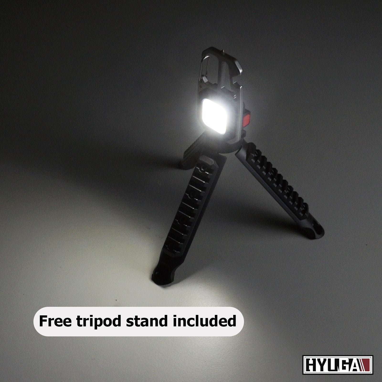 Mini Keychain COB Light 1000 Lumens Super Bright LED Rechargeable Flashlight as Outdoor Flashlight, Bottle Opener, Emergency Light, Screwdriver, Window Breaker (Pack of 1)