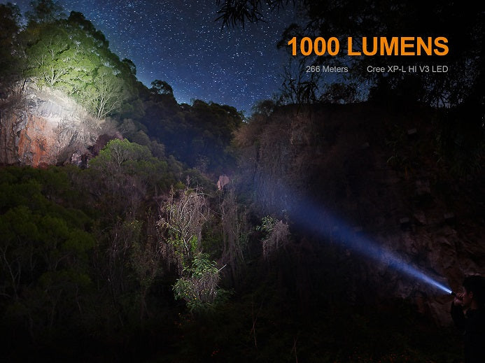 Fenix UC35 V2.0 1000 lumen USB rechargeable flashlight