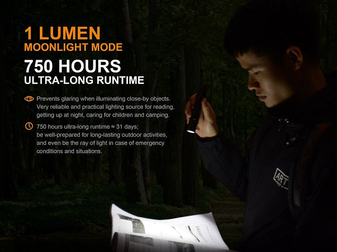 Fenix UC35 V2.0 1000 lumen USB rechargeable flashlight
