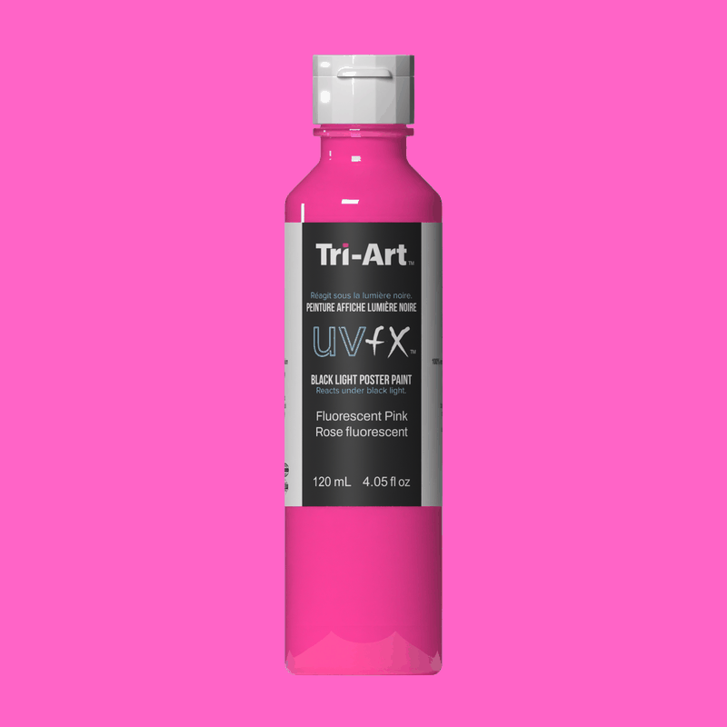 UVFX Black Light Poster Paint - Fluorescent Pink