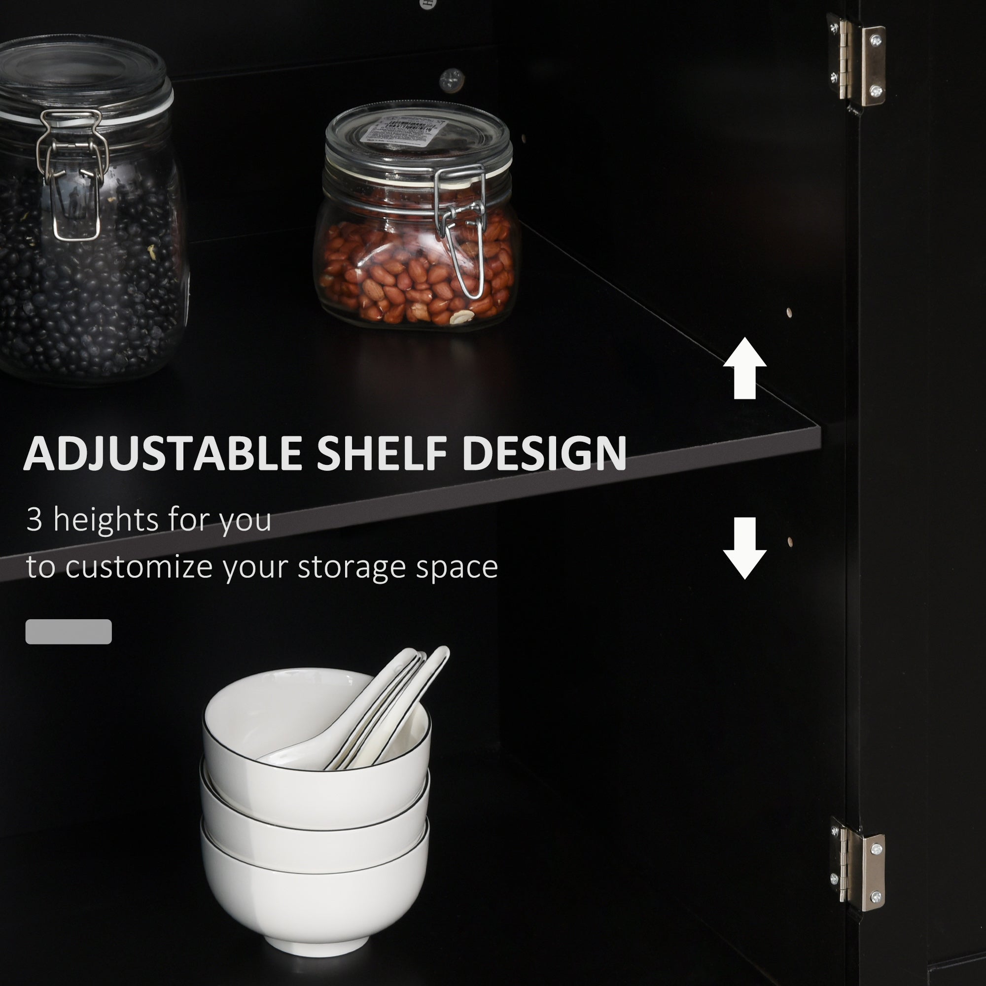 HOMCOM Mobile Culinary Companion: Rolling Kitchen Island Cart with Wood Top, Storage Drawer, Towel Bar, and Shelves