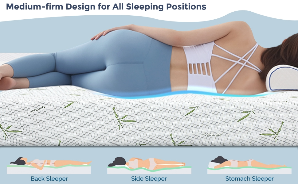 UltraFlex EasySleep- Canadian-Made Medium Firm Gel Infused Reversible Comfort With Pressure Relief, Cooling Technology, Bamboo Cover, CertiPUR-US® Certified Foam Eco-Friendly Mattress (Made in Canada)