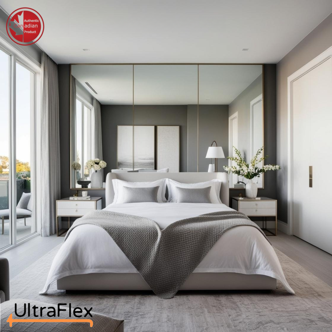 UltraFlex® LUSH 12" Mattress and BoxSpring Set Orthopedic Eurotop Pocket Coil Premium Foam Encased, Eco-friendly Hybrid Mattress (Made in Canada)