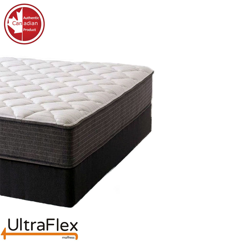 UltraFlex® ASPIRE- Mattress and BoxSpring Set Supportive Comfort Foam Mattress for Pressure Relief, Cool Sleep, Medium Firmness, Eco-Friendly Mattress With Premium Cool Gel Memory Foam (Made in Canada)