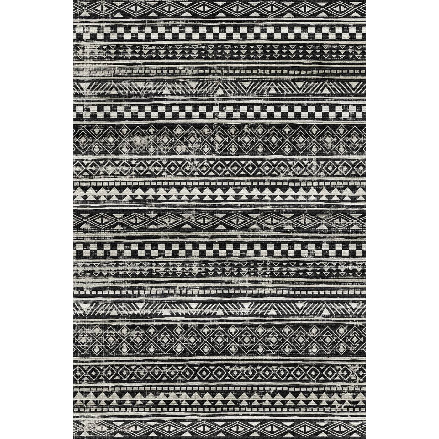 Nadine Black & White Rug