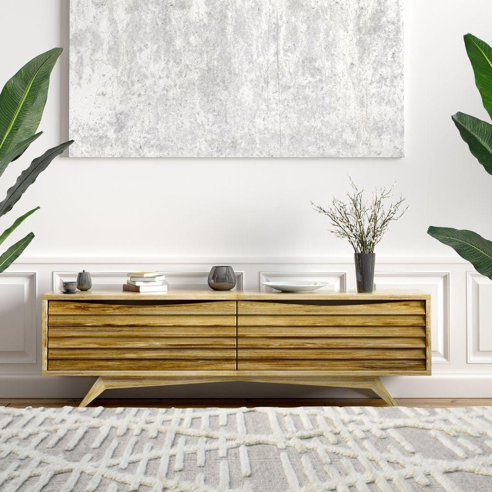 Rain Woven Wool 6X9 Rug