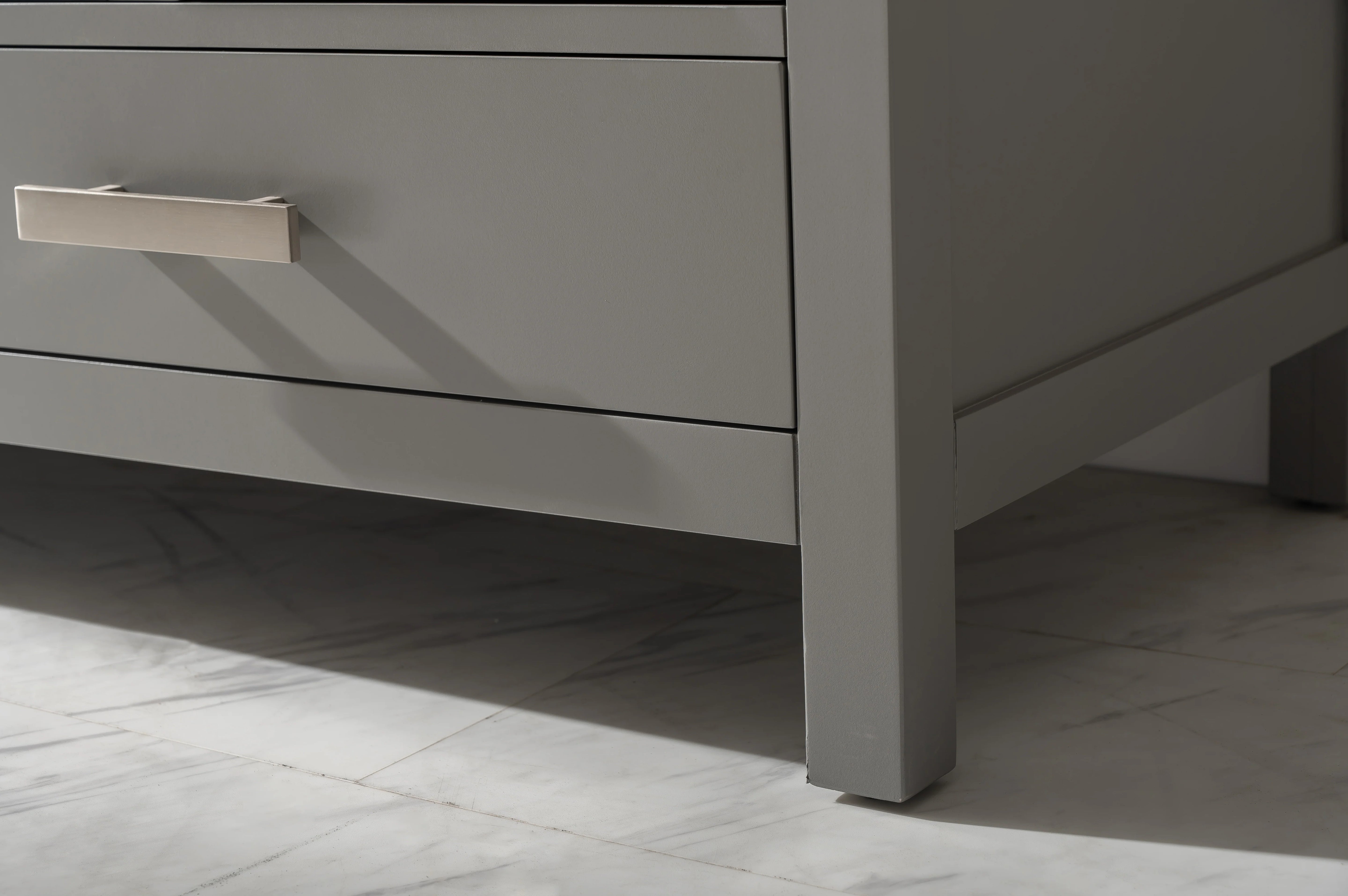 Valentino 72" Single Sink Vanity with White Quartz Top