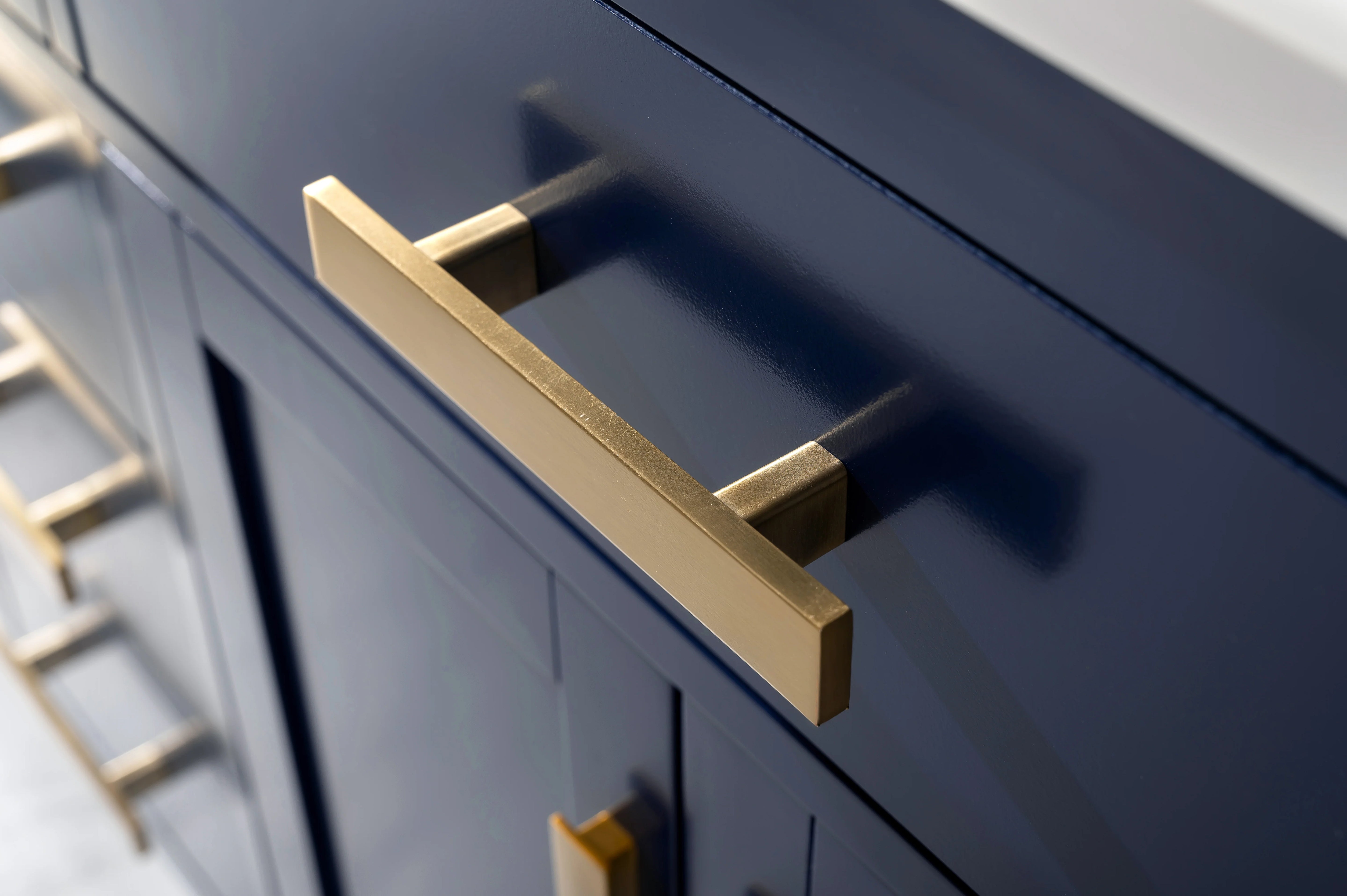 Valentino 84" Double Sink Vanity with White Quartz Top