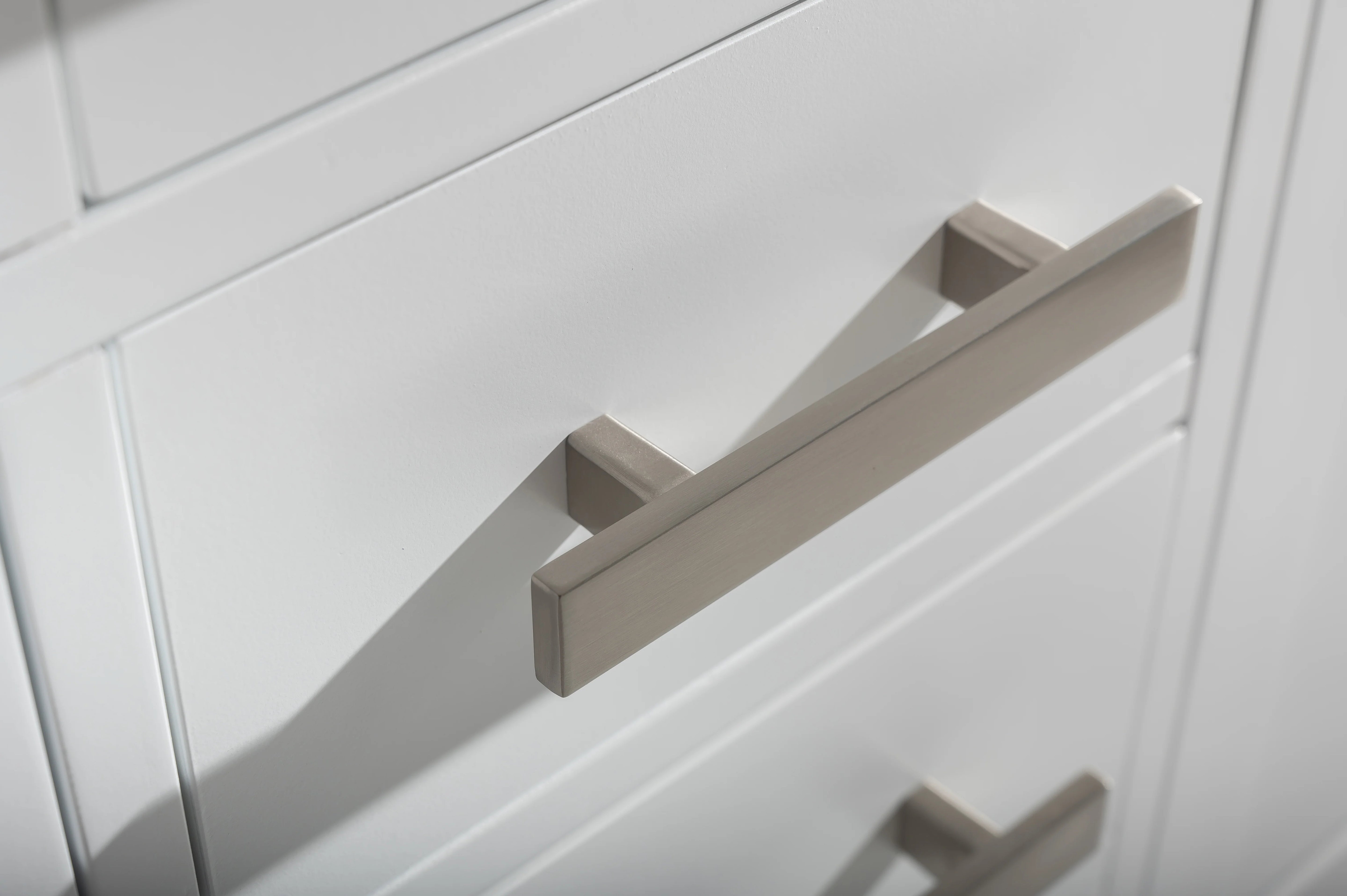 Valentino 84" Double Sink Vanity with White Quartz Top