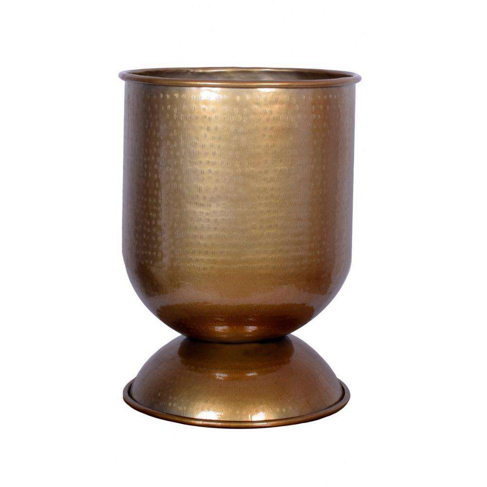 Vali - Brass Mid Century Planter