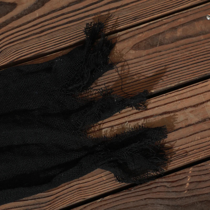 HOMCOM 66" Outdoor Halloween Crawling Zombie – Animated Prop with Sound Activation & Light-Up Eyes