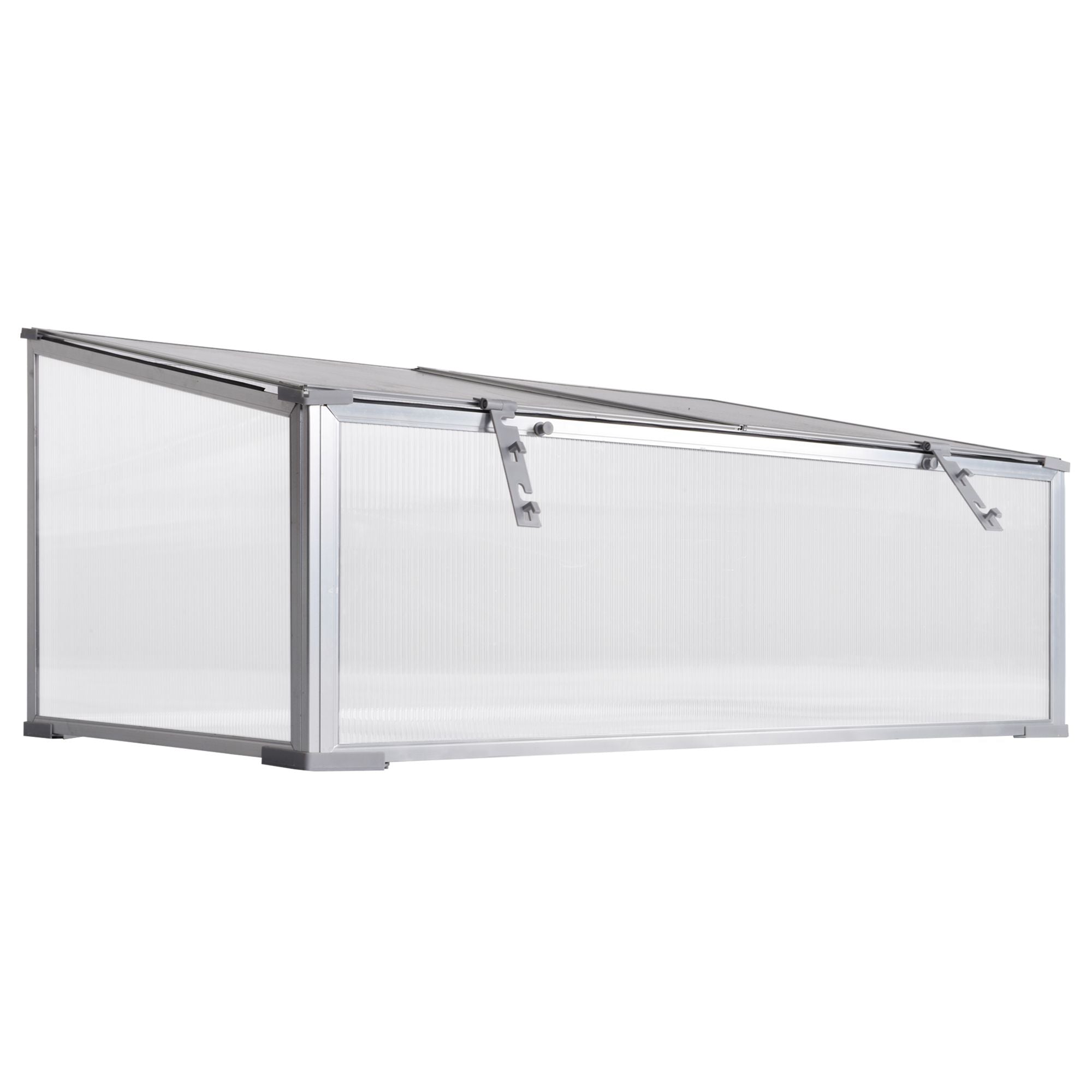 Outsunny Outdoor Indoor Grow Enclosure: 39''x23.5''x17.25'' with Adjustable Sunshine Board Cold Frame Larger Cavity