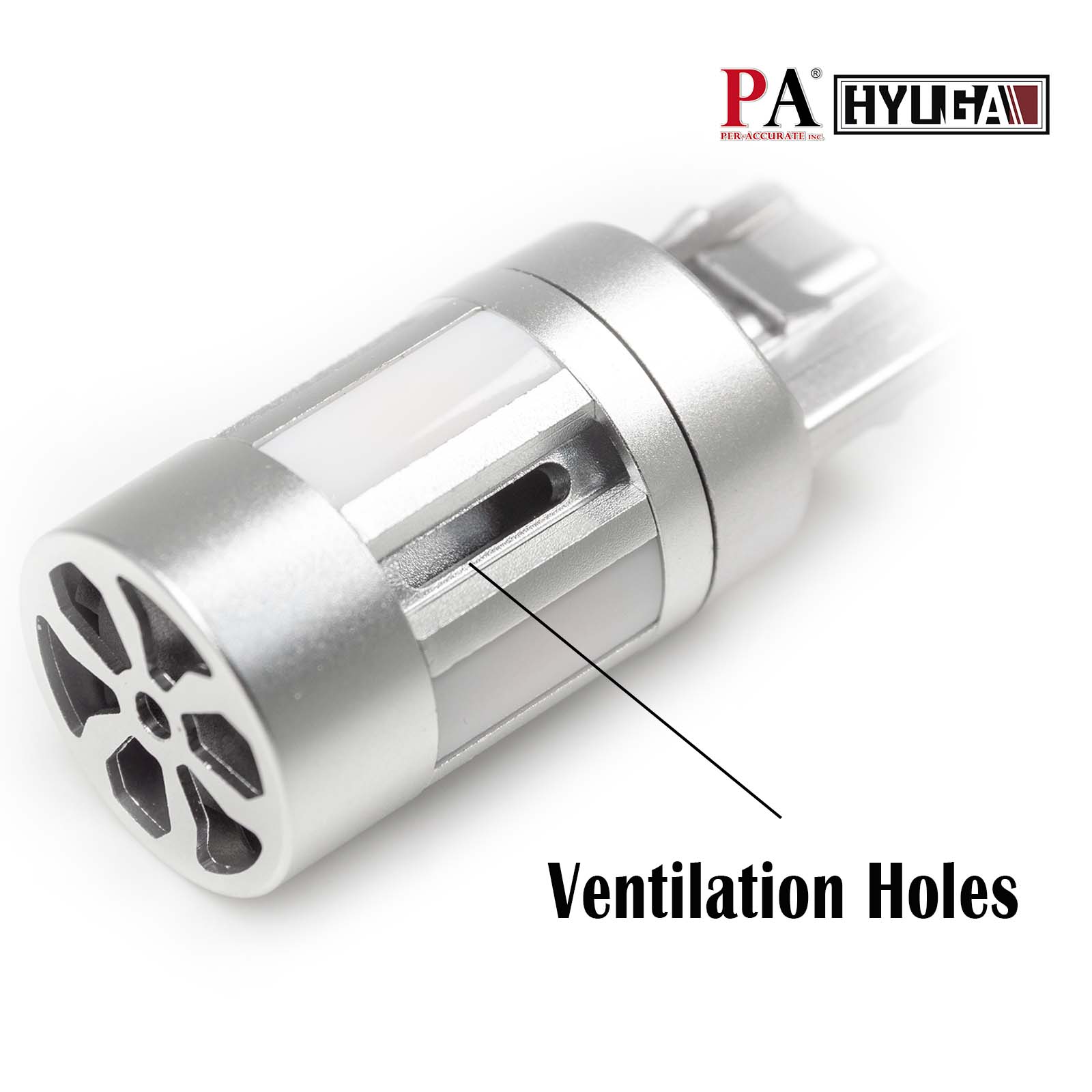 HYUGA T20 7440 7441 LED CANBUS Anti Hyper Flash Turn Signal Bulbs Amber with Fan Boost Built-in Load Resistor W21W WY21W (Pack of 2)