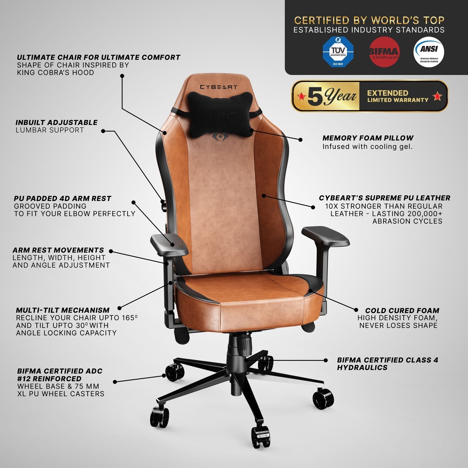 Apex Series - Vintage Gaming Chair