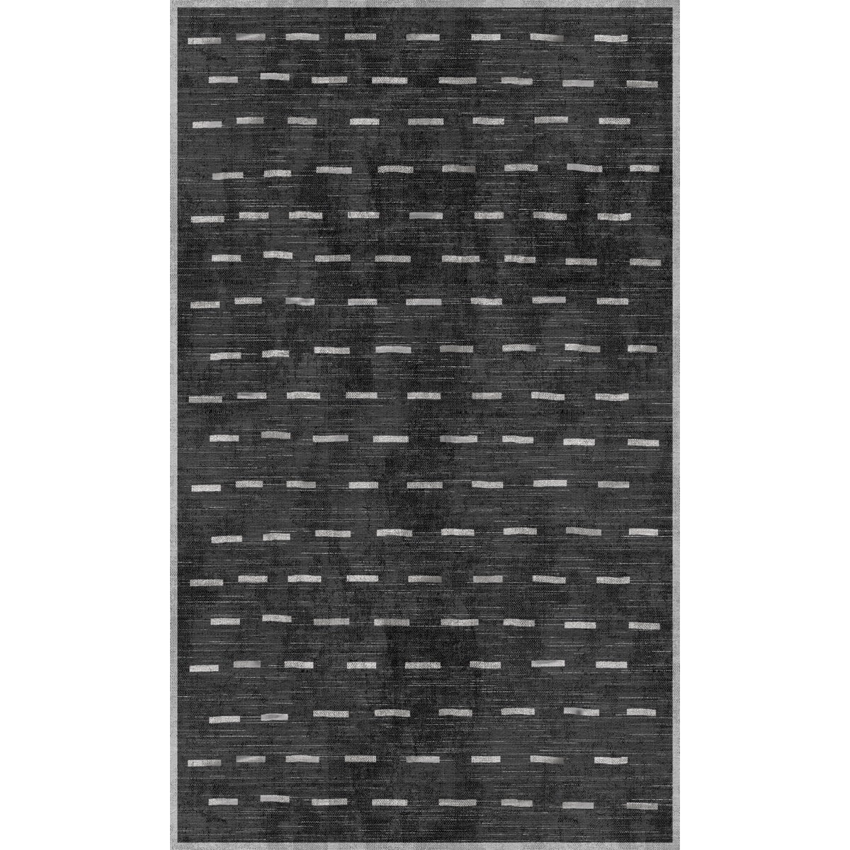 Sando Black Grey Rug