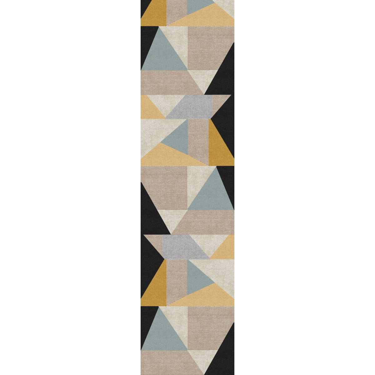 Mizza Black Yellow Multicolor Rug