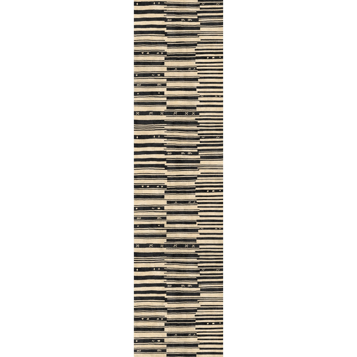 Xelara Natural Black Rug