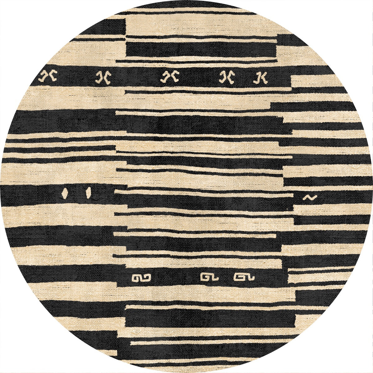 Xelara Natural Black Rug