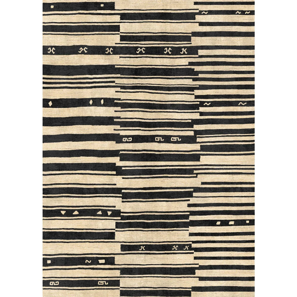 Xelara Natural Black Rug