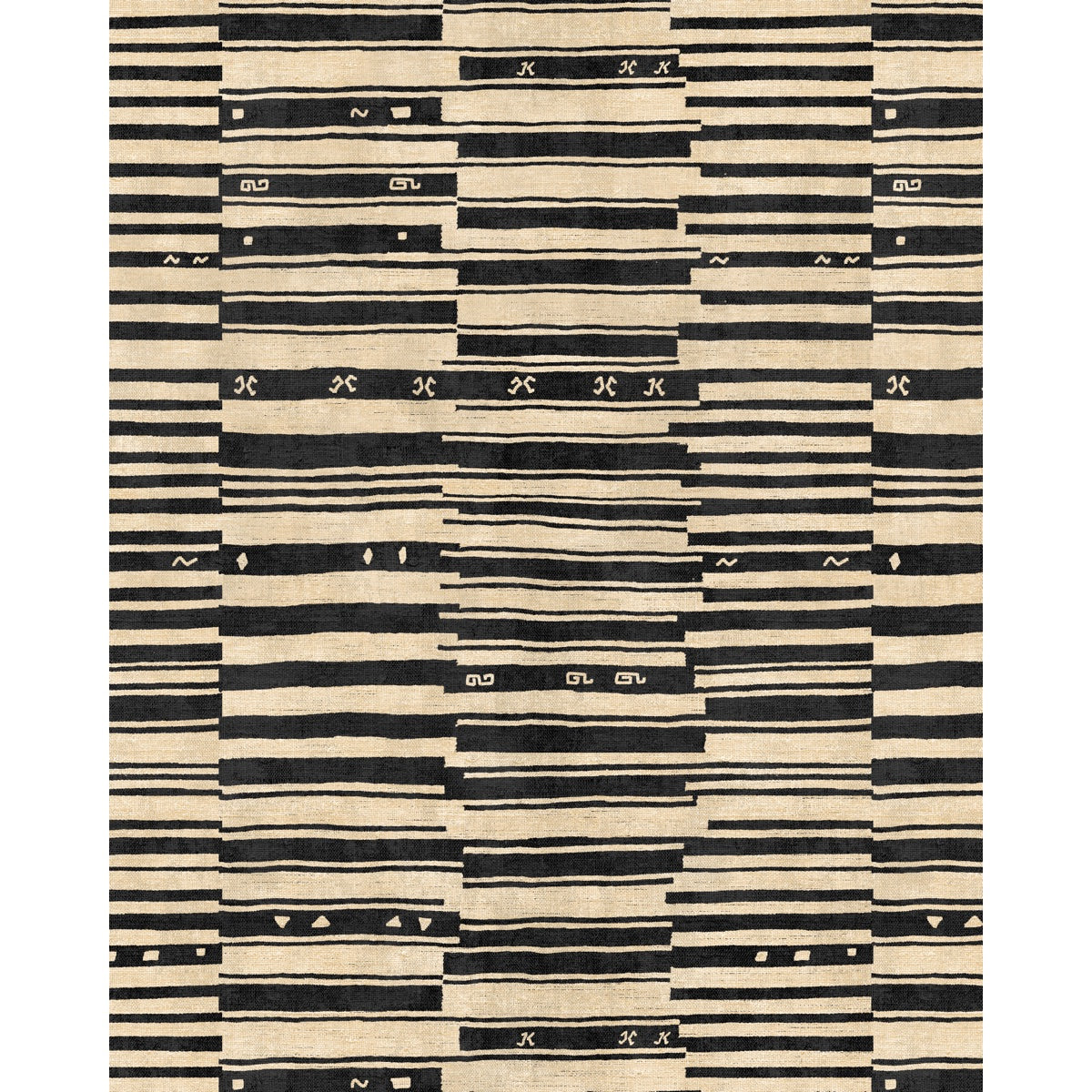 Xelara Natural Black Rug