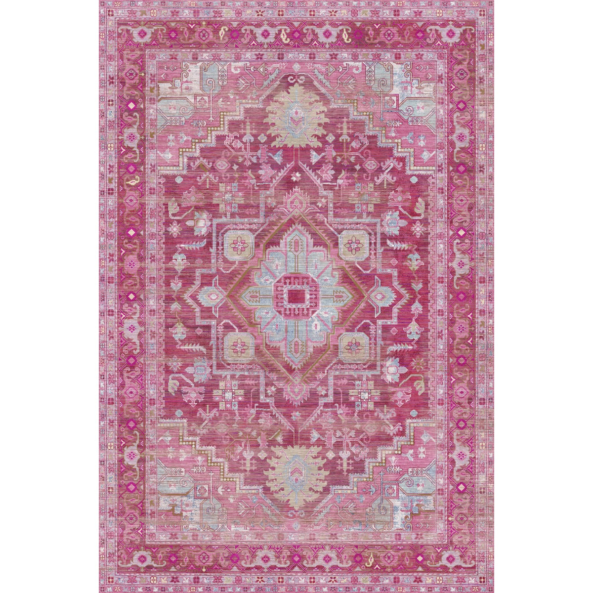 Ozana Pink Teal Rug