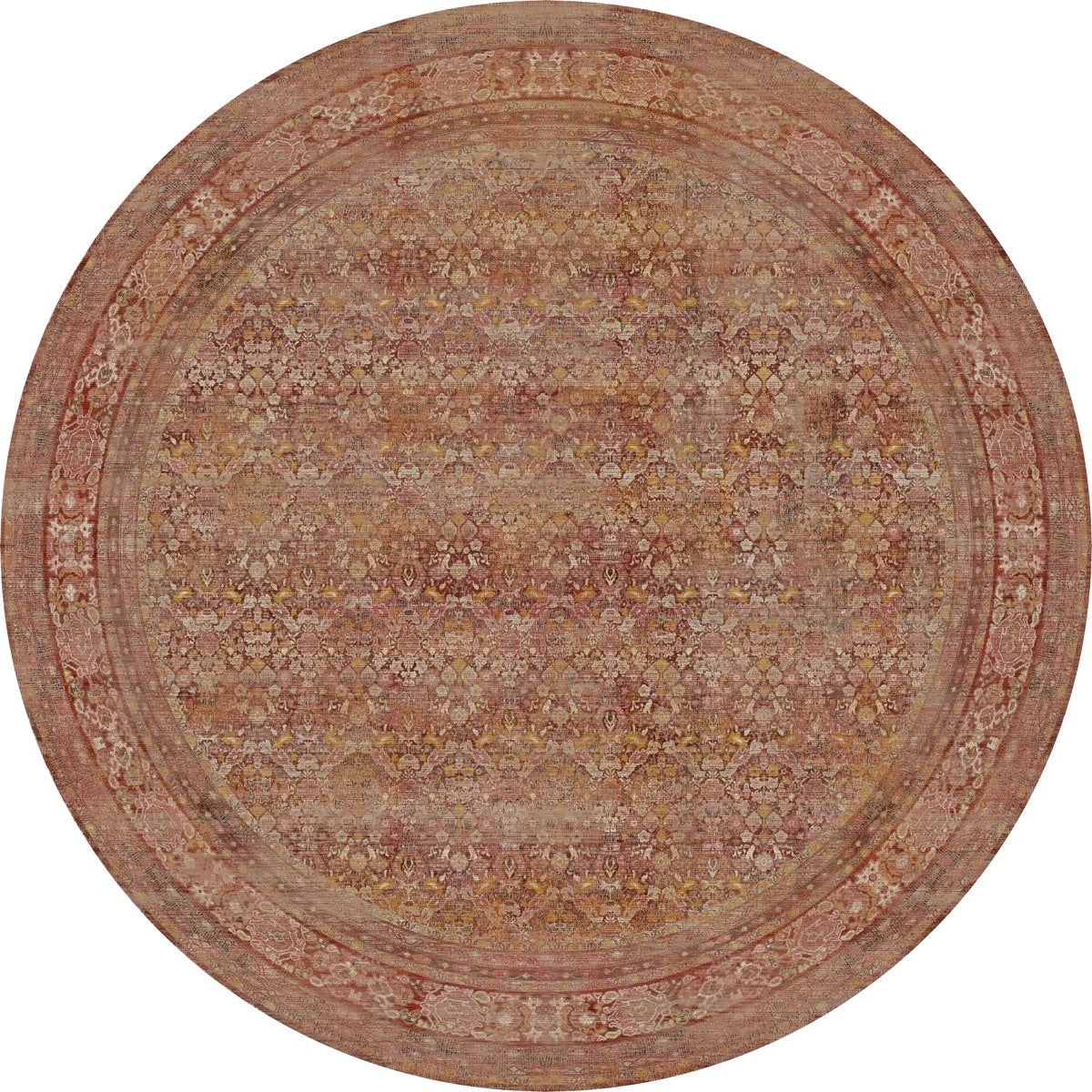 Copera Orange Multi Rug