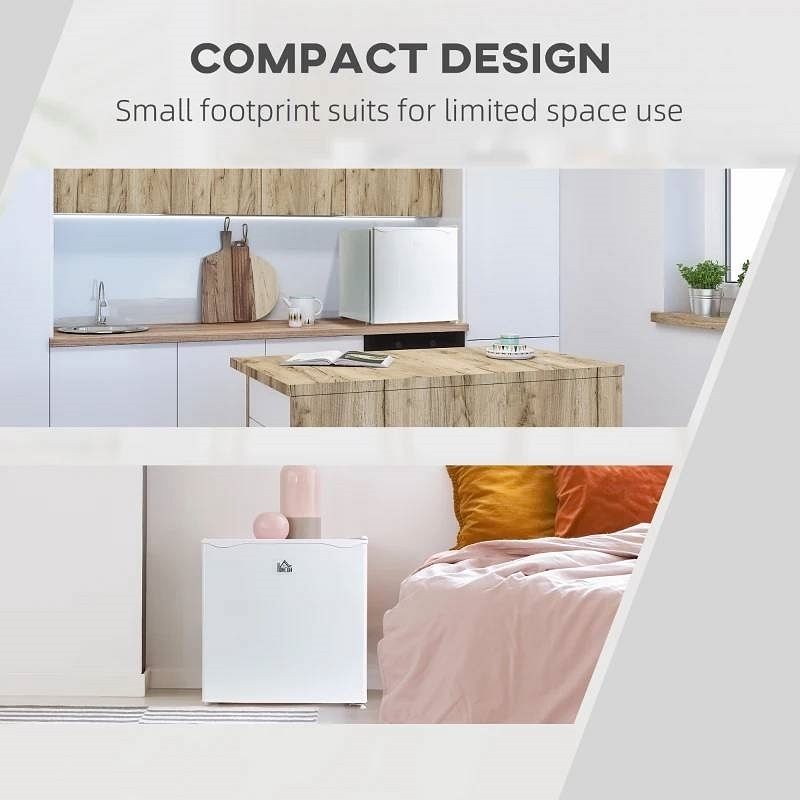 Compact Countertop Upright Mini Freezer 1.1 Cu.Ft, White - Free Shipping