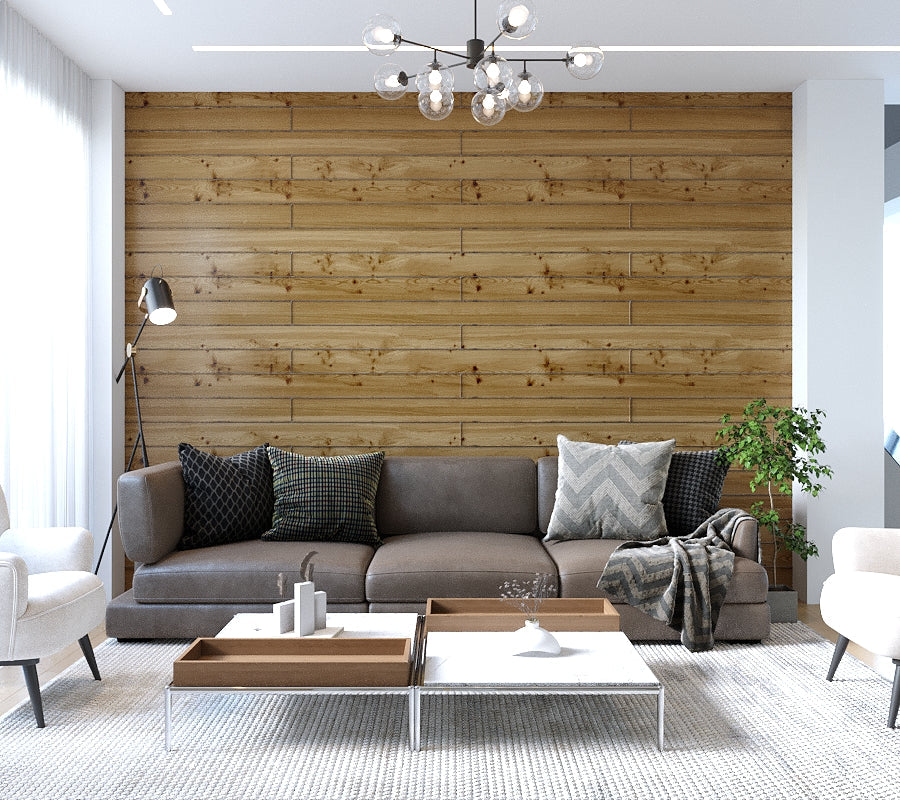 Revêtement mural miel paquet de 10.6 pi2.