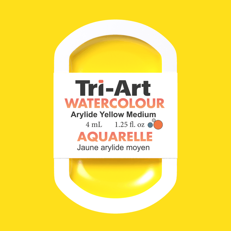 Tri-Art Water Colours - Arylide Yellow Medium