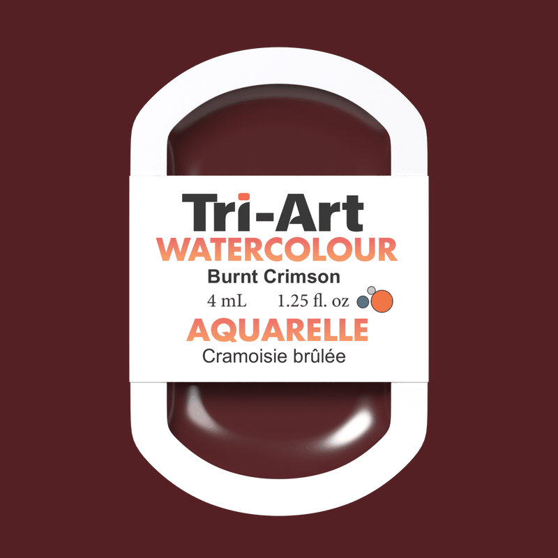 Tri-Art Water Colours - Burnt Crimson