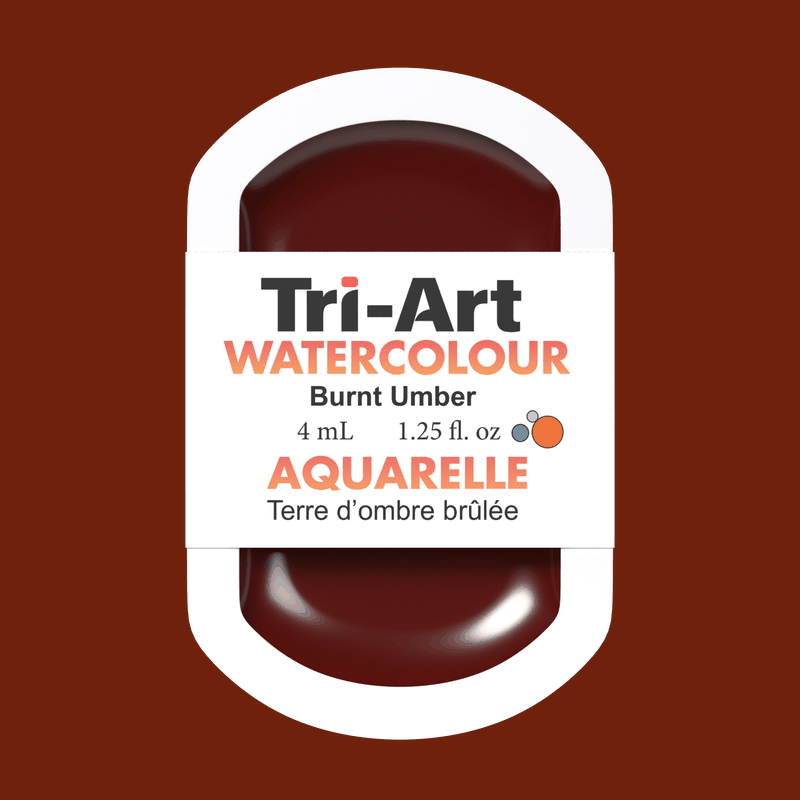 Tri-Art Water Colours - Burnt Umber