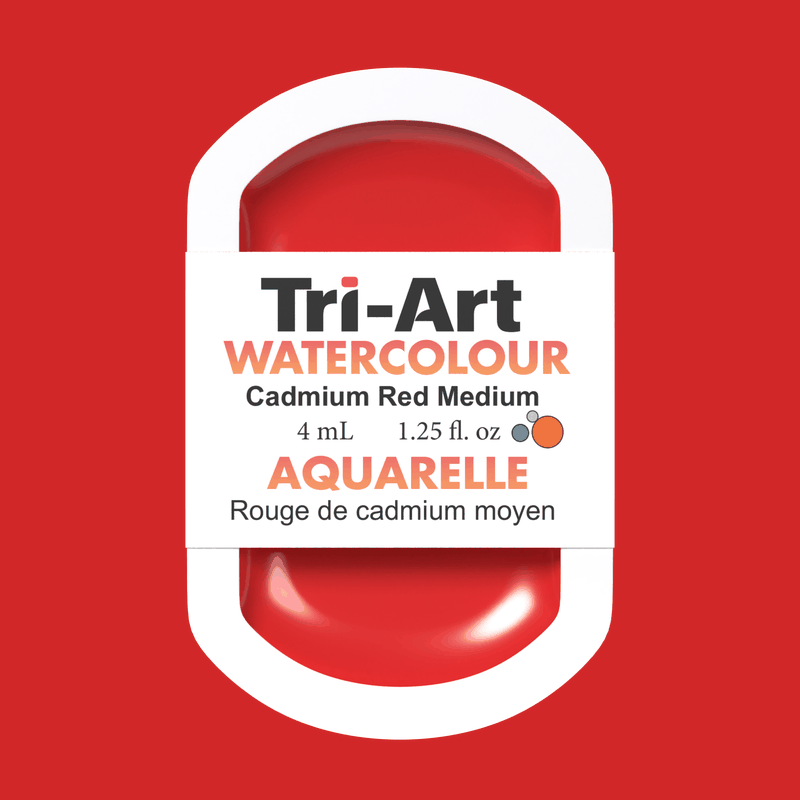 Tri-Art Water Colours - Cadmium Red Medium Hue
