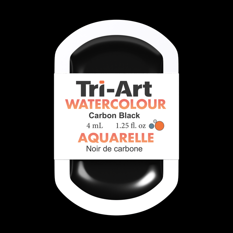 Tri-Art Water Colours - Carbon Black