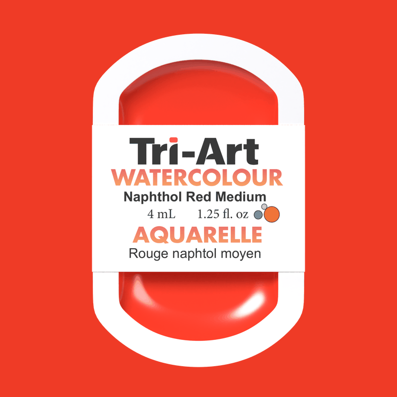 Tri-Art Water Colours - Naphthol Red Medium