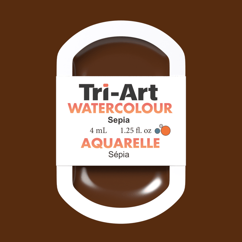 Tri-Art Water Colours - Sepia