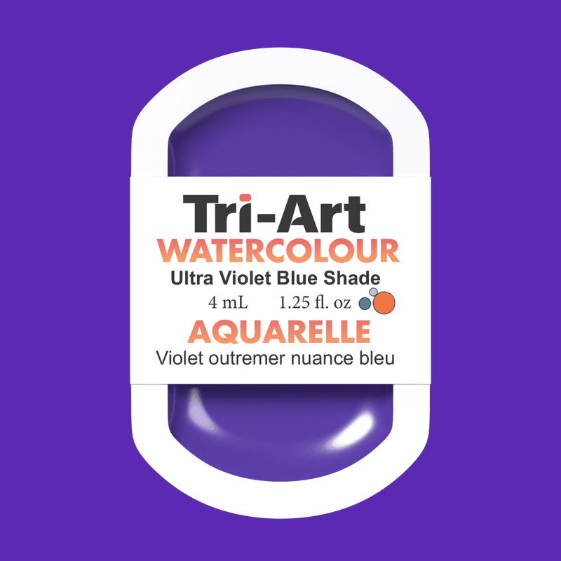 Tri-Art Water Colours - Ultramarine Violet Blue Shade