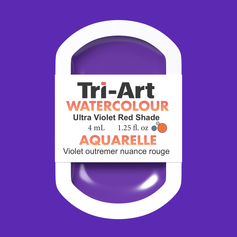 Tri-Art Water Colours - Ultramarine Violet Red Shade