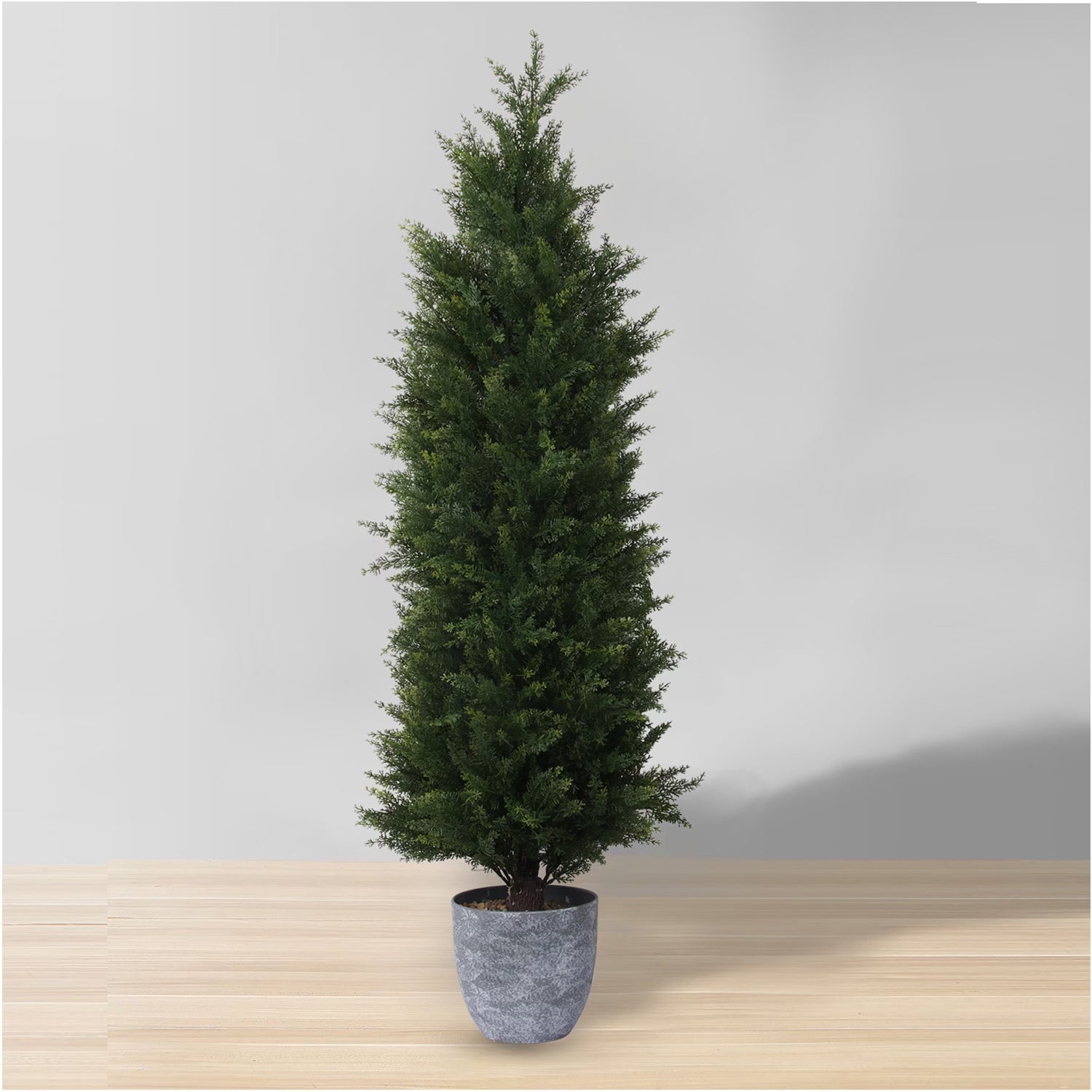 Hampton Faux Potted Cedar Topiary Plant (Multiple Sizes)