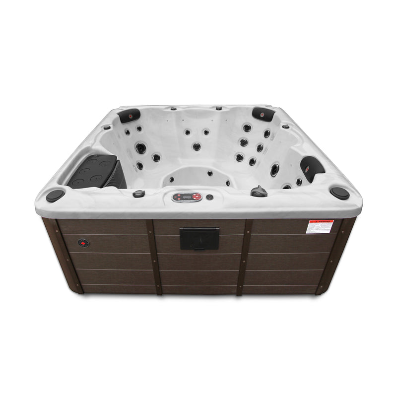 Winnipeg 5-6 Person Plug & Play Hot Tub | 35 Jets, Lounger, LED Lighting, Aromatherapy & Bluetooth