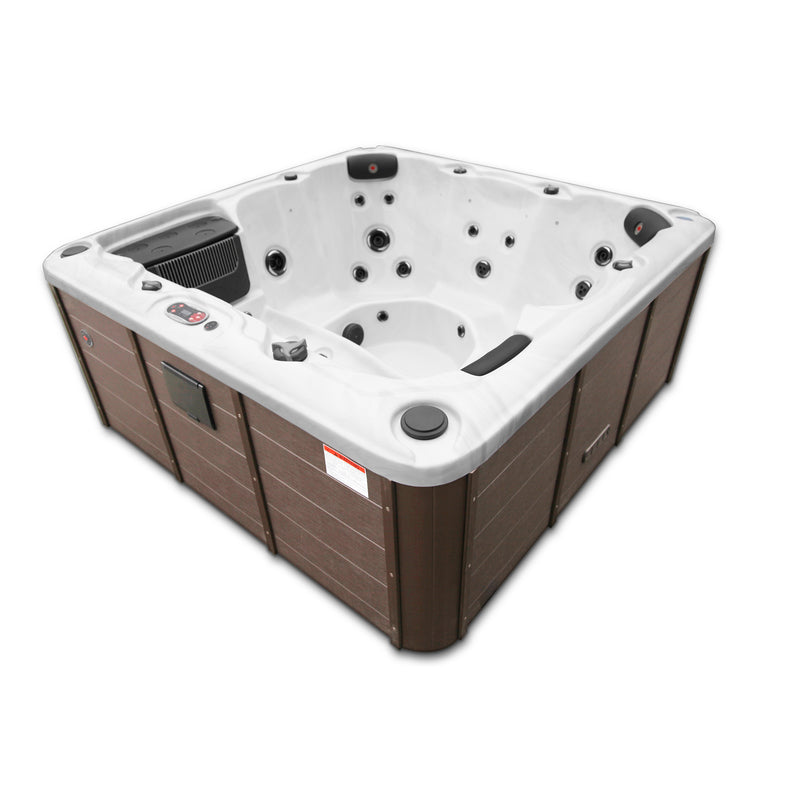 Winnipeg 5-6 Person Plug & Play Hot Tub | 35 Jets, Lounger, LED Lighting, Aromatherapy & Bluetooth